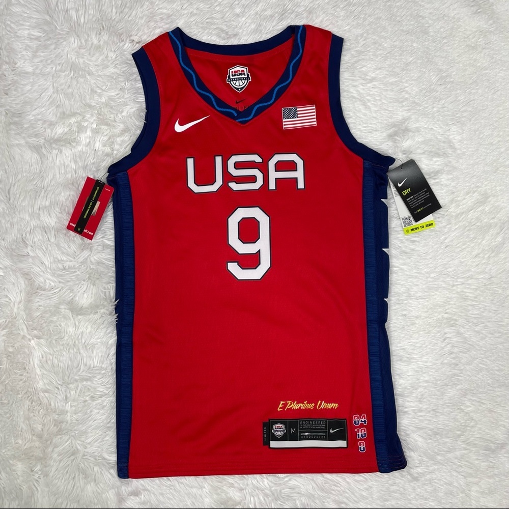 New Nike Team USA  A'ja Wilson Road Jersey Womens Sz M CZ0731-616